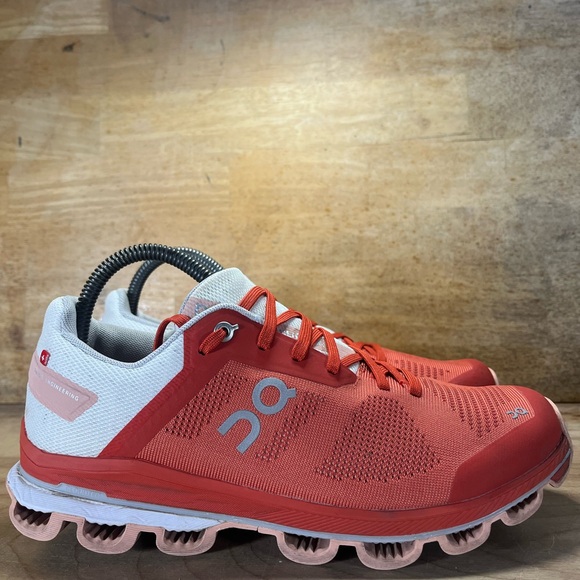 On Running Shoes - On CloudSurfer 6 REFLECTIVE Womens Size 9.5 Running Shoes Sneakers Dark Coral